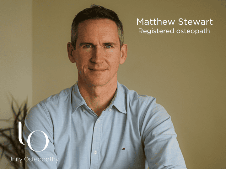 Matthew Stewart experienced expert in foot and ankle mobilisation FMT at Unity Osteopathy Parnell Auckland profile